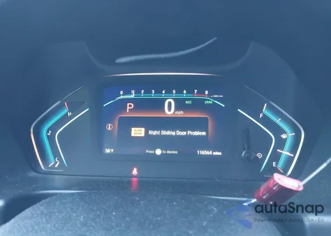 2019 Honda Odyssey Ex-L из США, поврежденный, VIN 5FNRL6H78KB112584